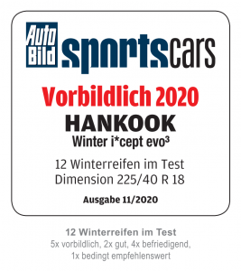 Wie gut sind Hankook Winterreifen - 5 Vorteile und 6 Reifenempfehlungen - Test Logo Hankook W330 Winter icept evo3
